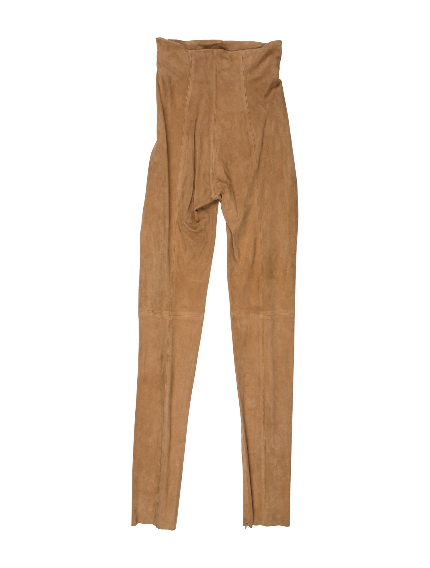 Balmain Suede Skinny Leg Pants