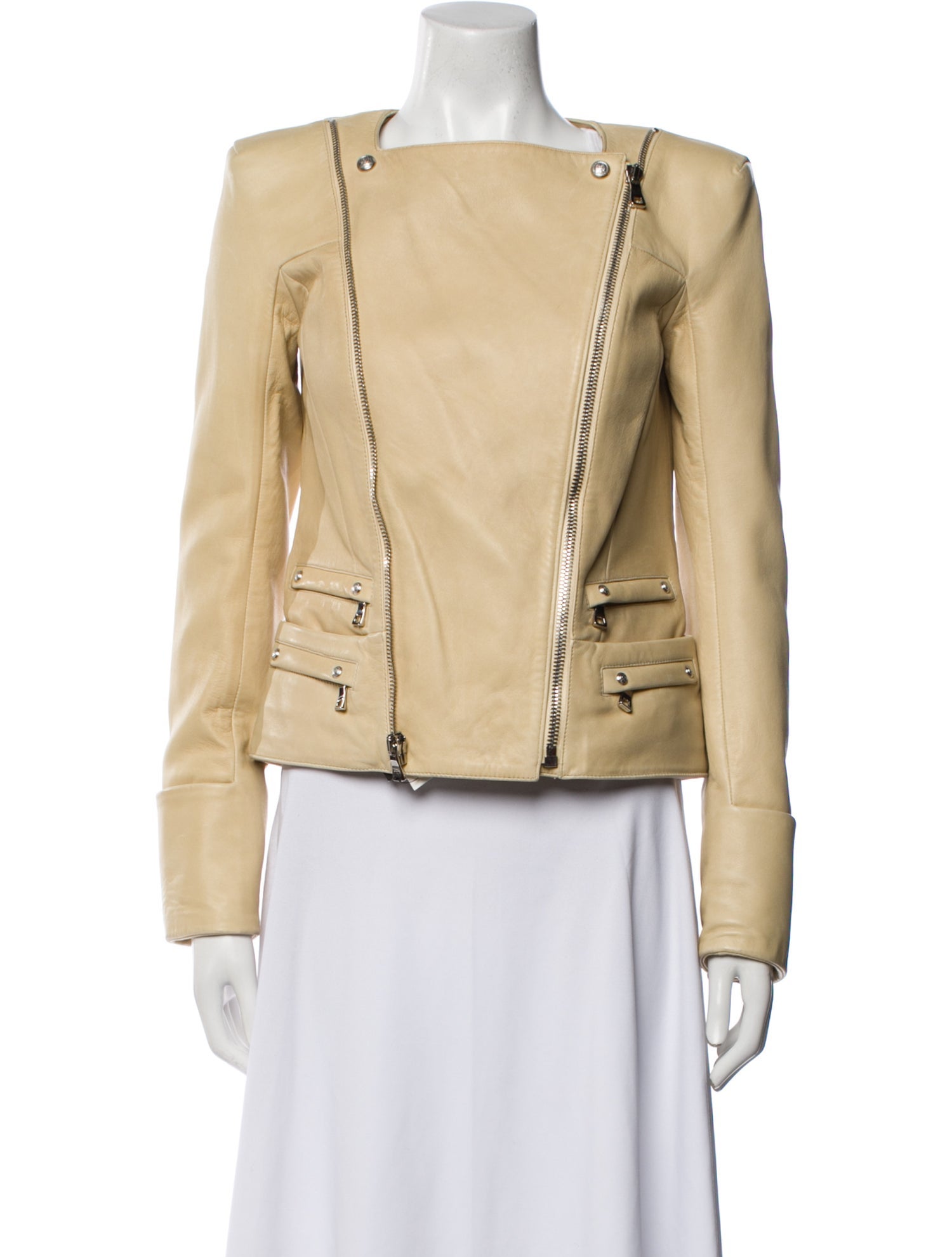 Balmain Lambskin Biker Jacket