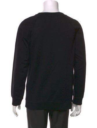 Balmain Graphic Print Crew Neck Pullover