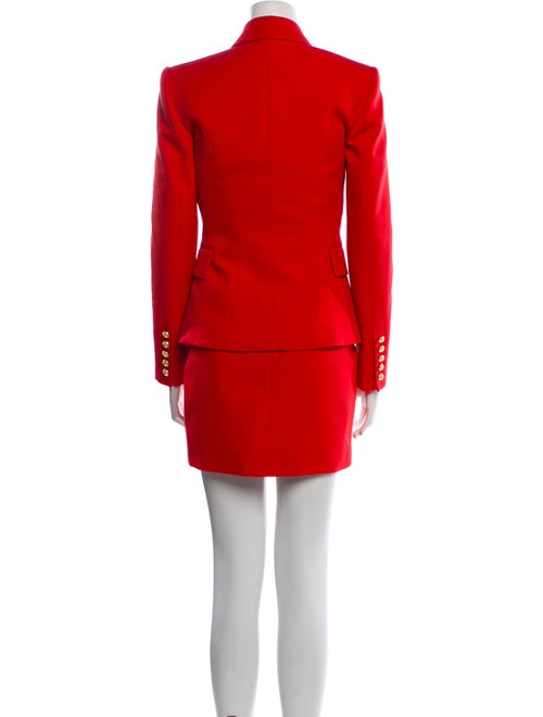 Balmain Virgin Wool Skirt Suit