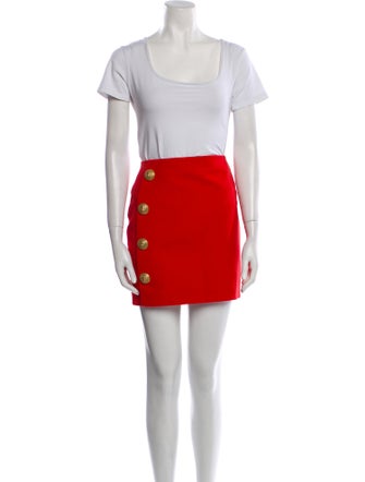 Balmain Virgin Wool Skirt Suit