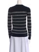 Balmain Striped Crew Neck Sweater