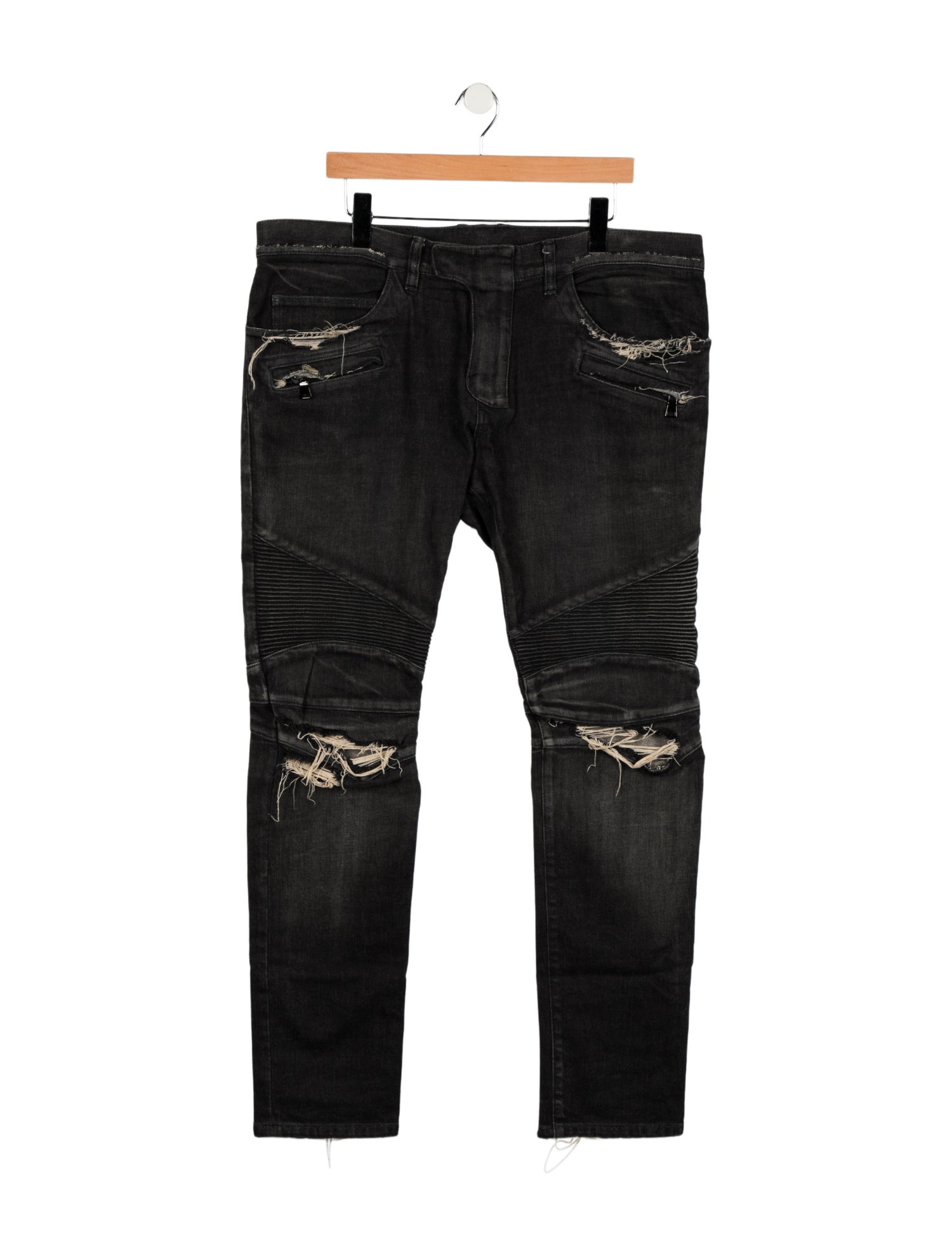 Balmain Moto Jeans