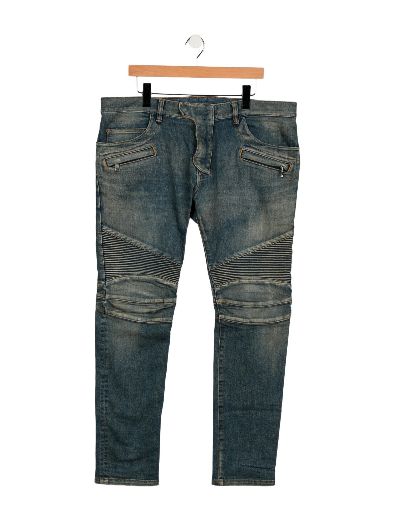 Balmain Moto Jeans
