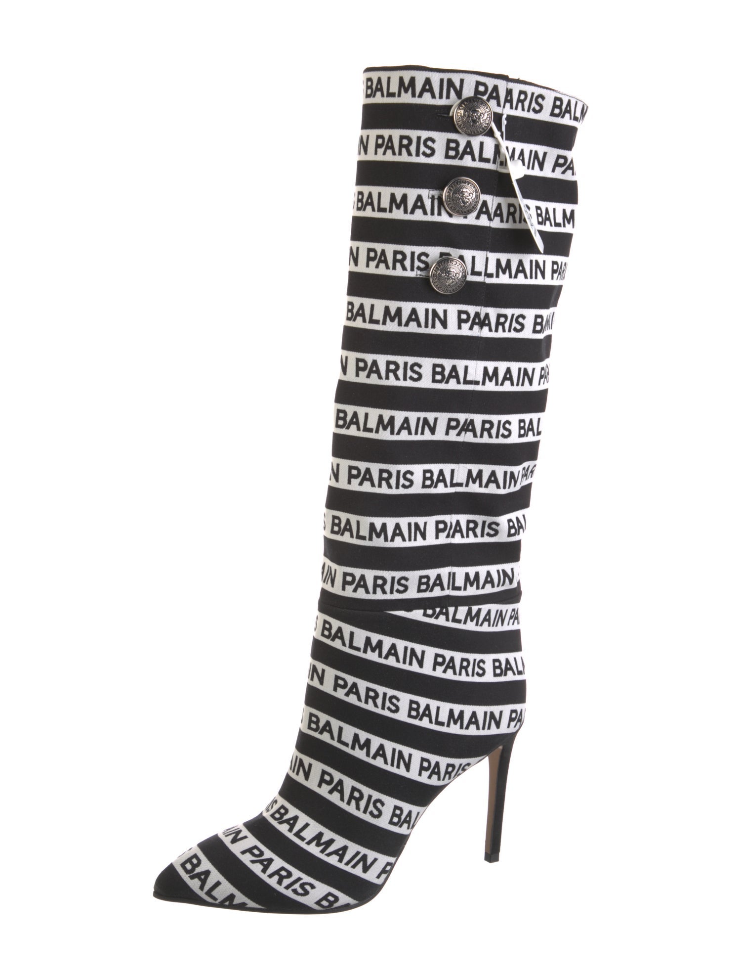 Balmain Printed Sock Boots
