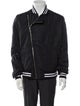 Balmain Striped Bomber Jacket