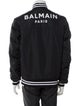 Balmain Striped Bomber Jacket
