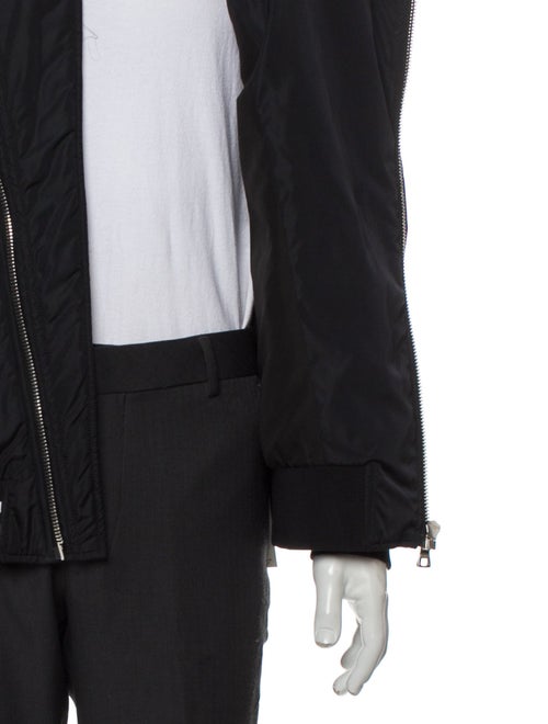 Balmain Striped Bomber Jacket