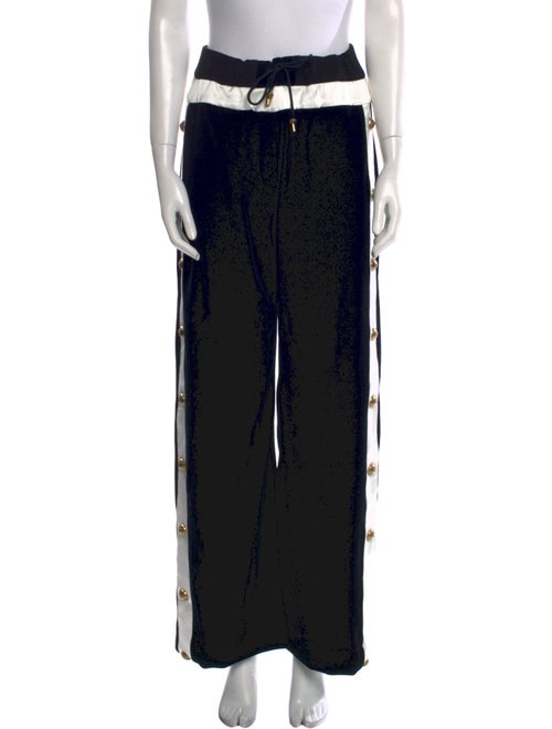 Balmain Printed Wide Leg Pants