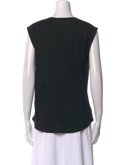 Balmain Camouflage Print Bateau Neckline T-Shirt