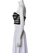 Balmain Printed Strapless Crop Top