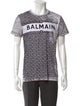 Balmain Graphic Print Short Sleeve Shirt
