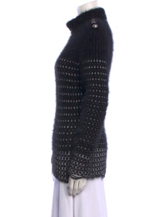 Balmain Angora Turtleneck Sweater