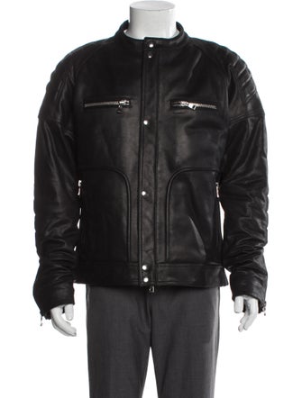 Balmain Leather Moto Jacket