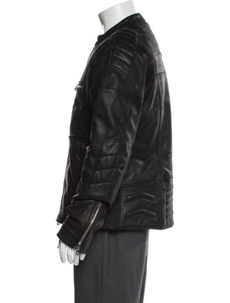 Balmain Leather Moto Jacket