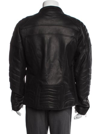 Balmain Leather Moto Jacket