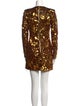 Balmain Floral Print Mini Dress