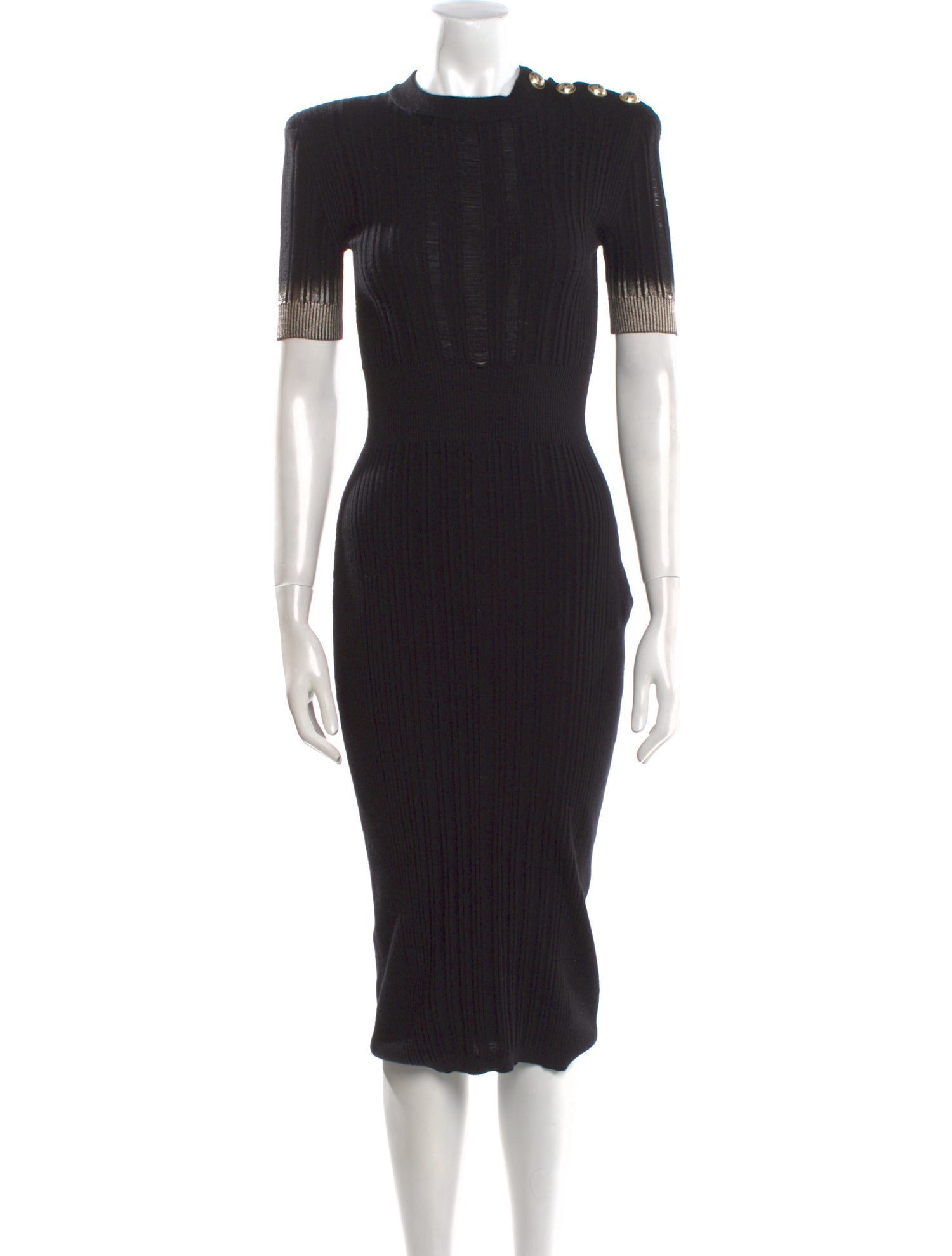 Balmain Silk Midi Length Dress