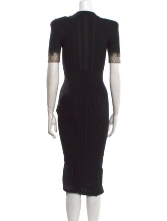 Balmain Silk Midi Length Dress