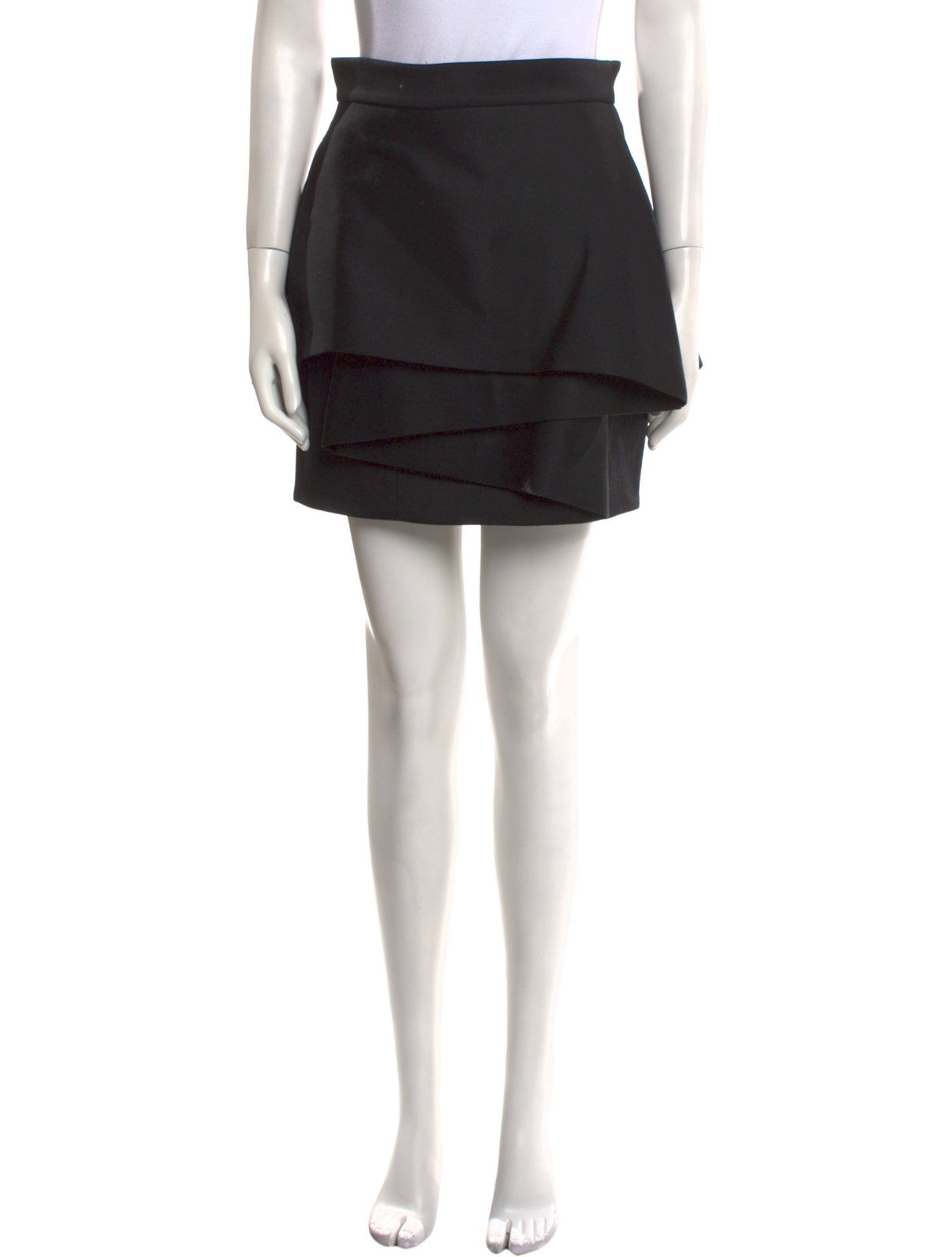 Balmain Wool Mini Skirt
