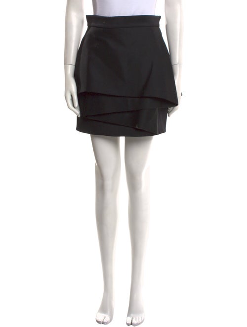 Balmain Wool Mini Skirt
