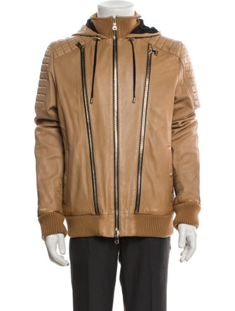 Balmain Lambskin Moto Jacket