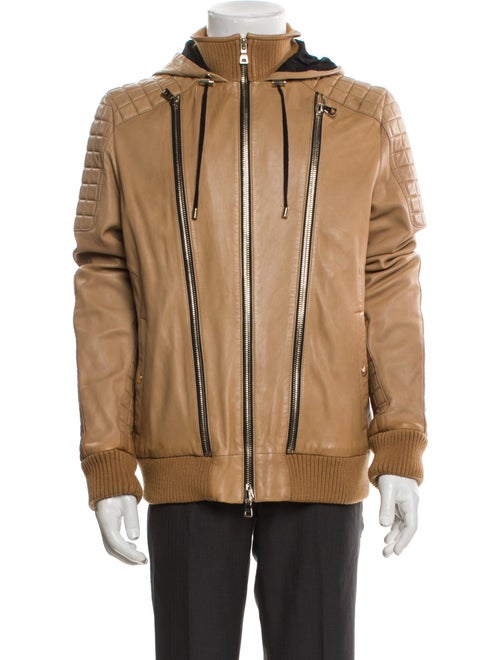 Balmain Lambskin Moto Jacket
