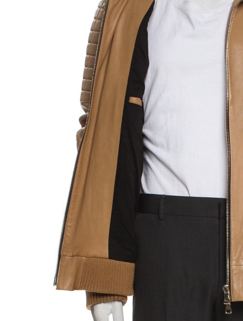 Balmain Lambskin Moto Jacket