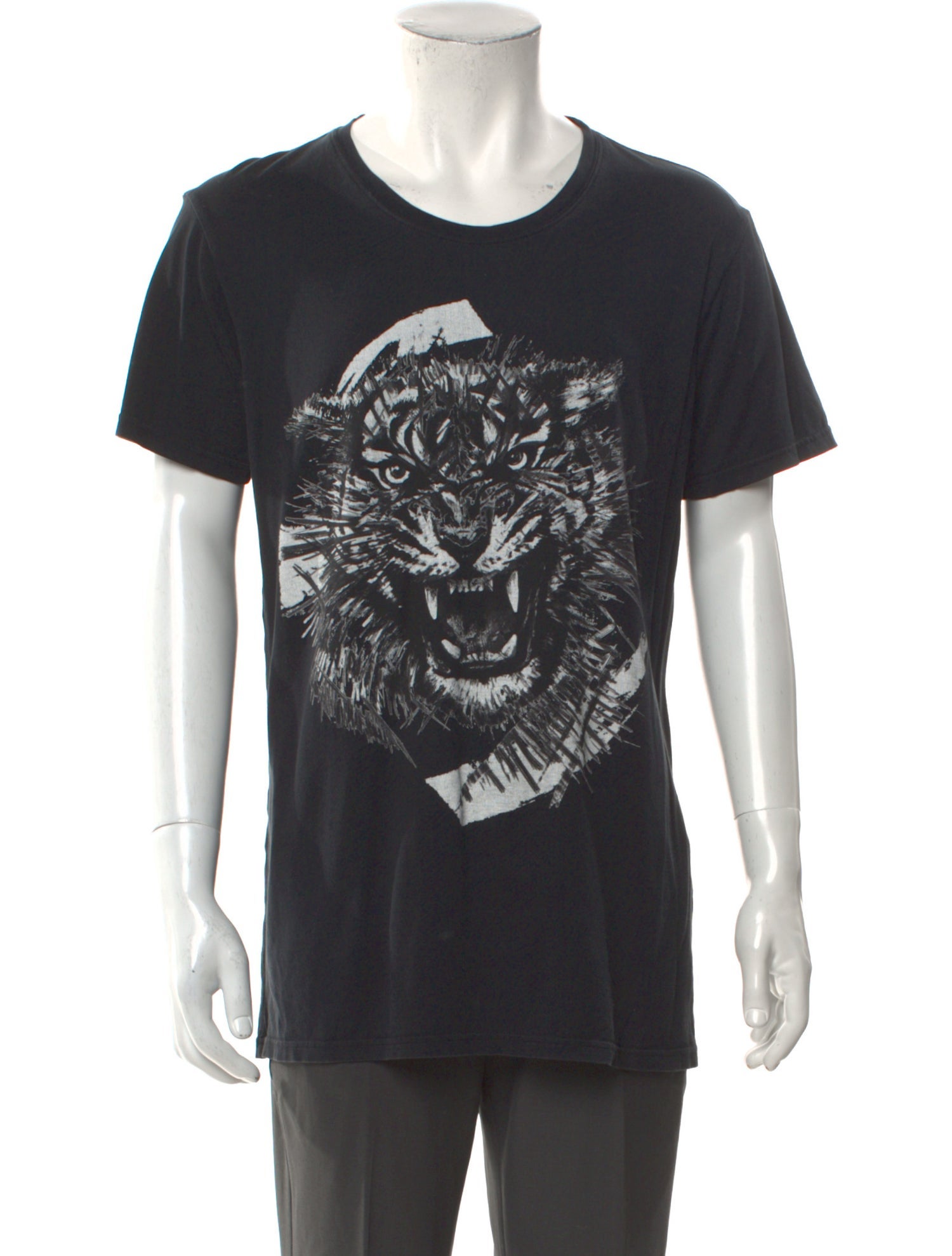 Balmain Graphic Print Crew Neck T-Shirt