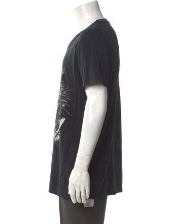 Balmain Graphic Print Crew Neck T-Shirt