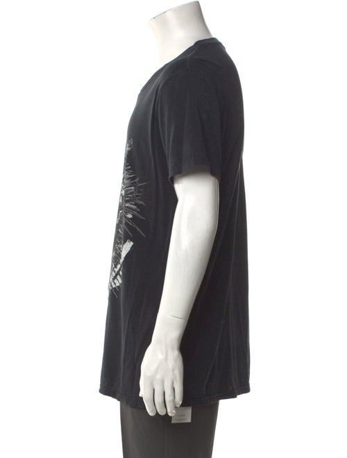 Balmain Graphic Print Crew Neck T-Shirt