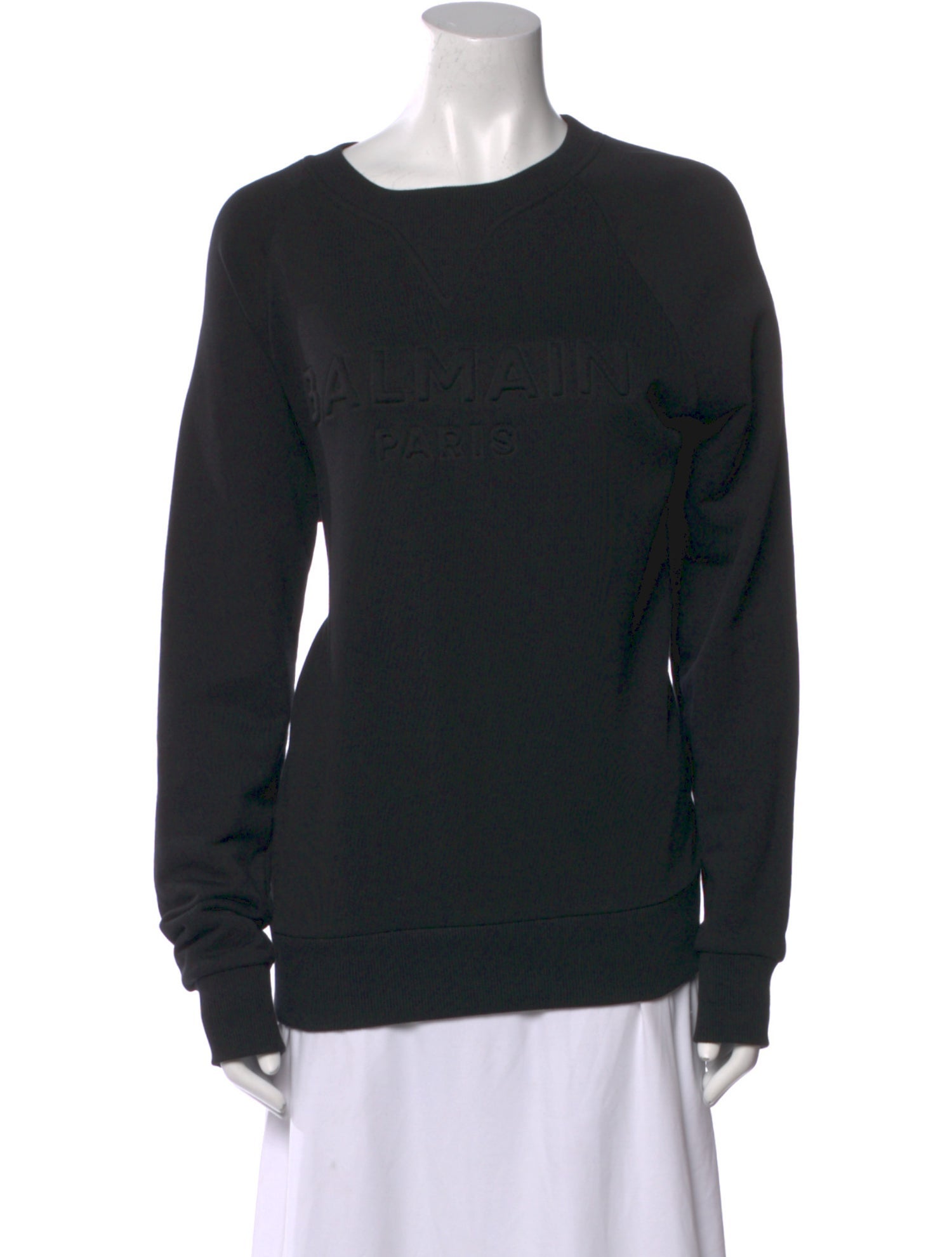 Balmain Crew Neck Long Sleeve Sweatshirt
