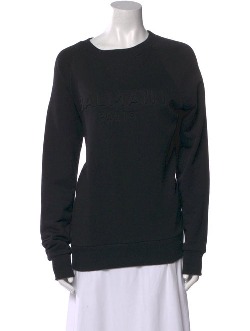 Balmain Crew Neck Long Sleeve Sweatshirt