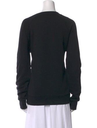 Balmain Crew Neck Long Sleeve Sweatshirt