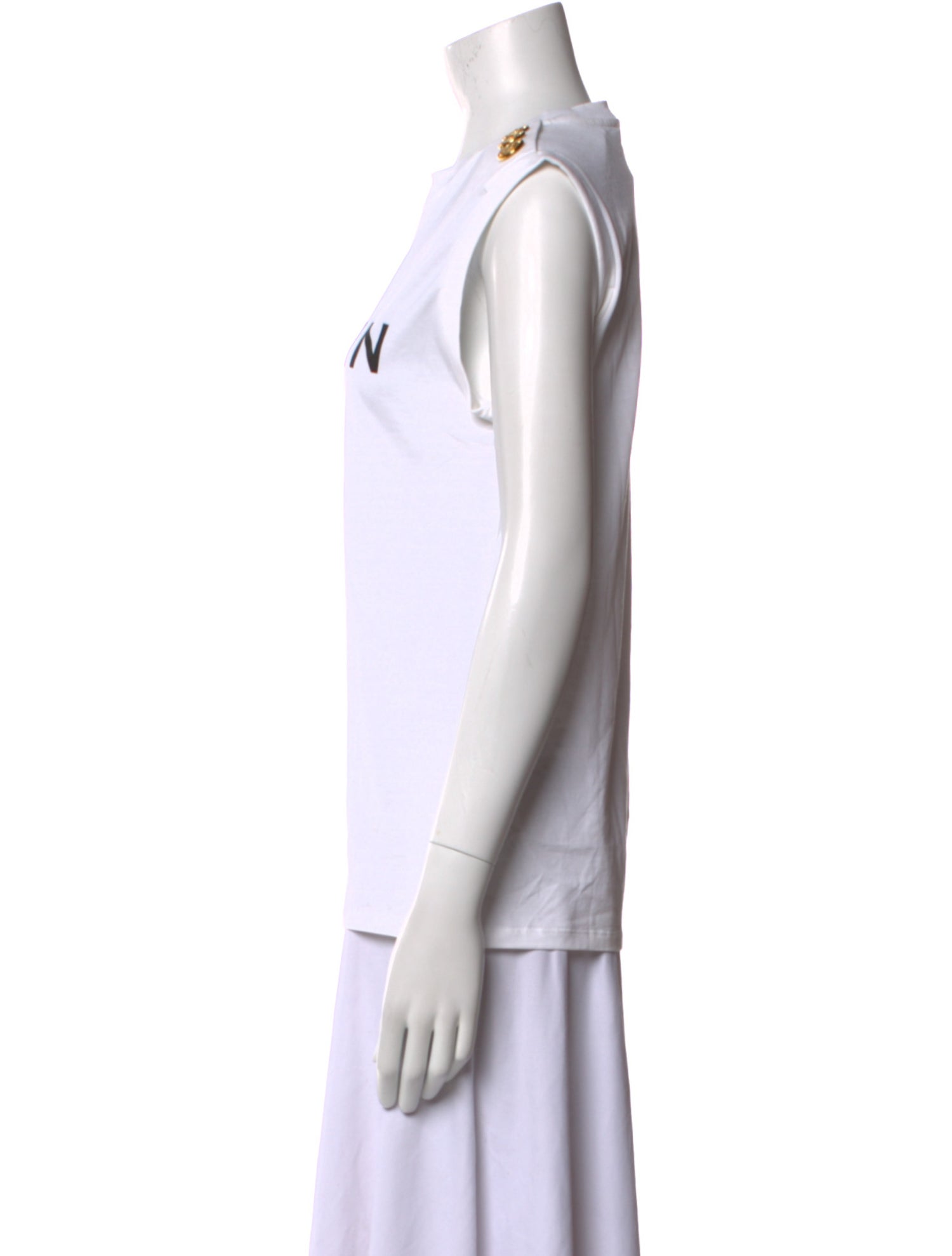 Balmain Graphic Print Crew Neck T-Shirt