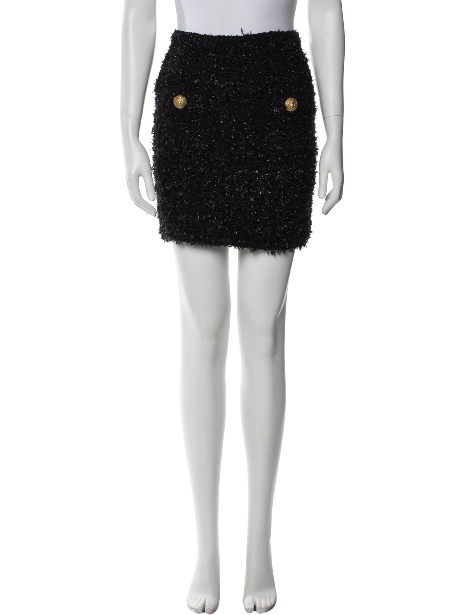 Balmain Tweed Mini Skirt