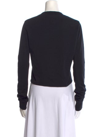 Balmain Graphic Print Crew Neck Sweatshirt