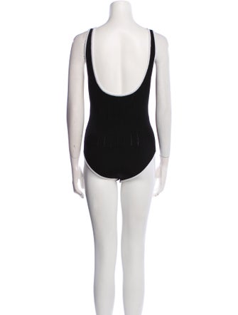 Balmain Scoop Neck Sleeveless Bodysuit