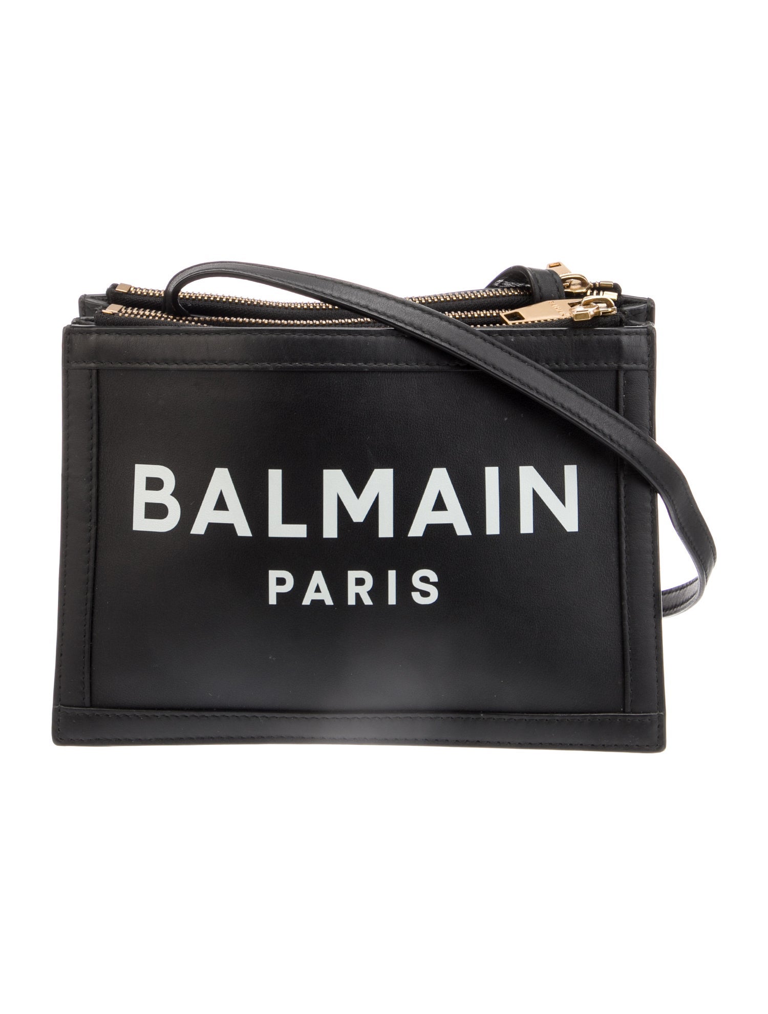 Balmain Leather Shoulder Bag