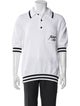 Balmain Striped Collar Polo Shirt
