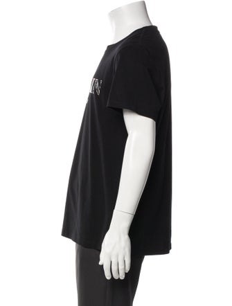 Balmain Graphic Print Crew Neck T-Shirt