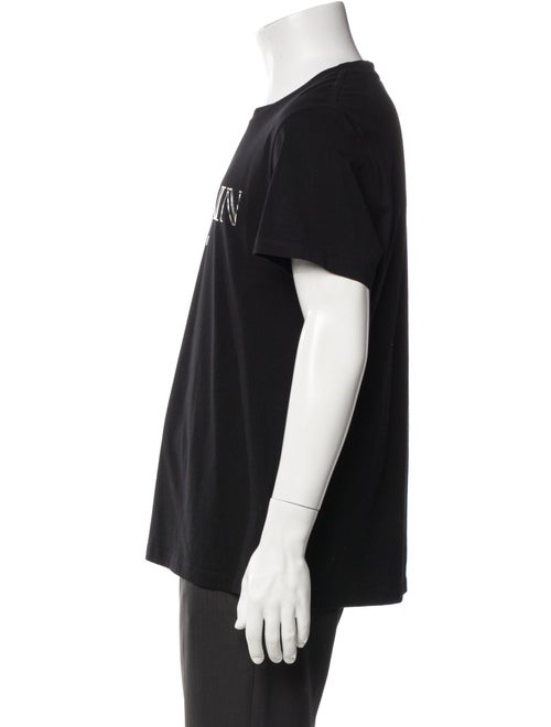 Balmain Graphic Print Crew Neck T-Shirt