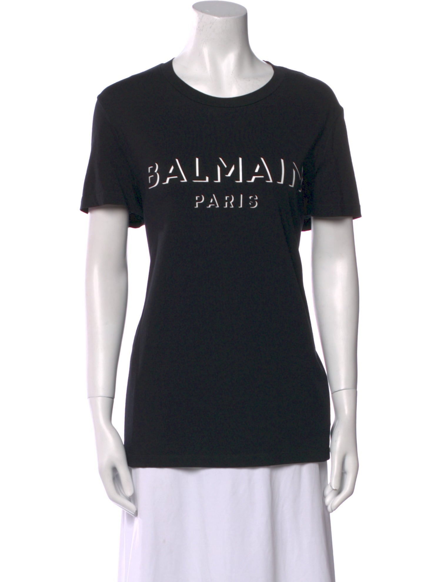 Balmain Graphic Print Crew Neck T-Shirt