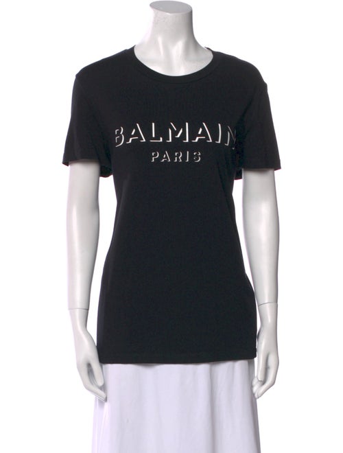 Balmain Graphic Print Crew Neck T-Shirt