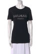 Balmain Graphic Print Crew Neck T-Shirt