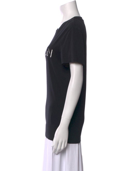 Balmain Graphic Print Crew Neck T-Shirt