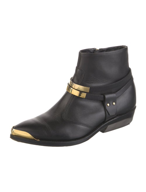Balmain Leather Rain Boots