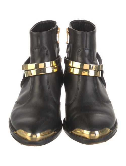 Balmain Leather Rain Boots