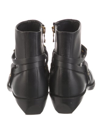 Balmain Leather Rain Boots