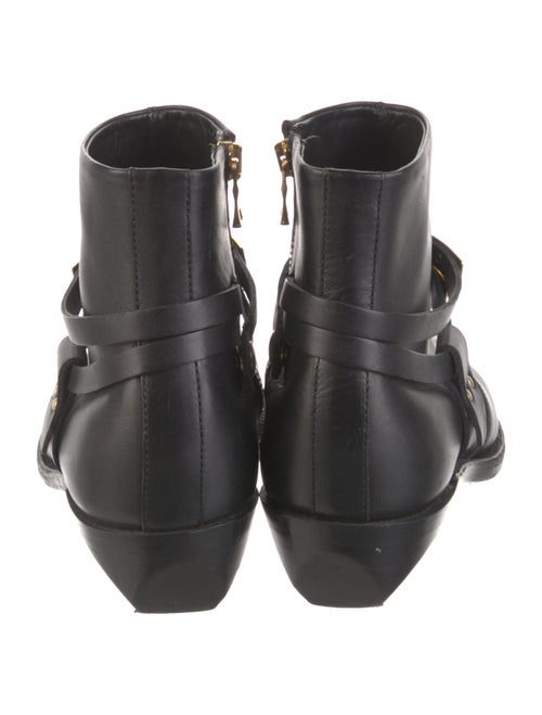 Balmain Leather Rain Boots